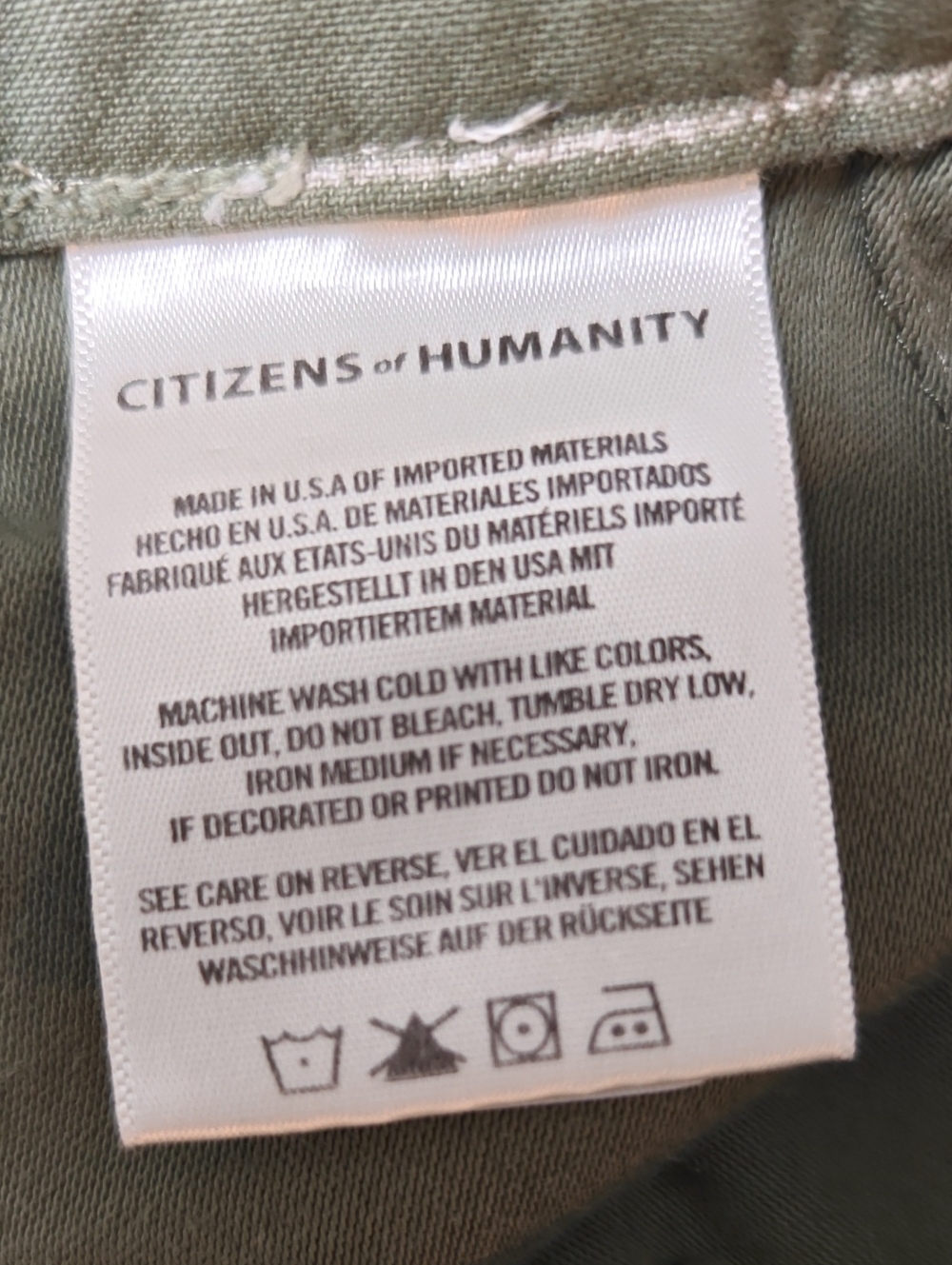 Citizens of Humanity Winslow Utility Pant — Sz 26 - Picture 6 of 7